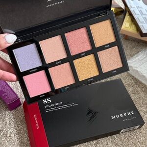 Morphe Stellar Impact Highlighter Palette - Purple, Pink, Gold